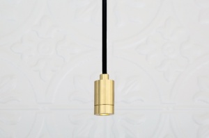 Pori Modernist Brass Mini Pendant Light